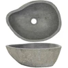 Praustuvas, (37-46)x(29-36)cm, upės akmuo, ovalo formos