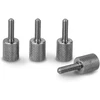 Precisiongeek M3 x 12mm varžtai su galvute, cilindras 12mm ilgio, 10mm skersmens rifliuotas šešiakampis raktas, nerūdijantis plienas - 4 vnt. rinkinys