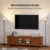 Preeotti grindų šviestuvas svetainei, 36 W Led uplighteris su nuotolinio valdymo pulteliu ir jutikliniu valdymu, 3 spalvų temperatūros, tolygus pritemdymas, modernus skaitymo šviestuvas, grindų šviestuvas svetainei, miegamajam, biurui