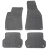 Premium pilkiukai kilimėliai Audi A2 (1999-2005), pilkas nubukas, storis 1 cm