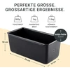 Premium skarda duonos kepimui su dangčiu, 23x11x10 cm