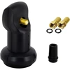 Premium X Single Lnb 0.1 Db skaitmeninė palydovinio signalo priėmimo galvutė 1 abonentui Lmb Lnc Hdtv Full Hd 3d 4k + 2 F-jungtys 7.5 mm paauksuotos