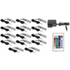 Presence Light Led 14x led rgb spaustukai lentynoms stiklams komplektas