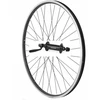 Priekinis 26 colių dviračio ratas kūginis juodas shimano tx 500 v-brake