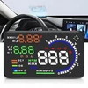 Automagnetola Priekinis automobilio stiklas Hud Head Up ekranas Obd2 5.5 colių projektorius Rpm Mph