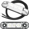 Priekinis baltas gabaritinis žibintas Led Ld2438 slim Puspriekabė Auto Tralas