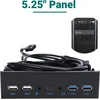 Priekinis skydelis su Usb 3.0, 2x Usb 2.0, Audio, Mic, Usb-c