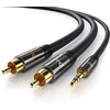 Primewire 3.5mm į 2x Cinch garso kabelis, 5m