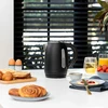 Princess Juodas Steel virdulys - 1.7 litro talpa, 2200 W, 360° besisukantis, lygio indikatorius, filtro ekranas, paslėptas kaitinimo elementas, 236032