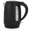 Princess Juodas Steel virdulys - 1.7 litro talpa, 2200 W, 360° besisukantis, lygio indikatorius, filtro ekranas, paslėptas kaitinimo elementas, 236032