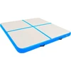 Pripučiamas gimnastikos kilimėlis, mėlynas, 200x200x20cm, PVC