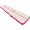 Pripučiamas gimnastikos kilimėlis, rožinis, 800x100x20cm, PVC
