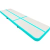 Pripučiamas gimnastikos kilimėlis, žalias, 700x100x20cm, PVC
