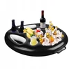 Pripučiamas staliukas jacuzzi baseinui, baras, juodas
