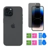Privatumą užtikrinantis grūdintas stiklas, skirtas iphone 15