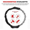 Pro-bike Tool dviračio spyna su kodu - apsauginė spyna elektriniam dviračiui, kalnų dviračiui, turistiniam dviračiui - dviračio trosinė spyna su kodu - trosinė spyna - 90 cm