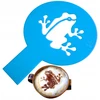 Pro Parts forma kavai cappuccino, dekoratyviniai šablonai papuošimui - varlės raštas
