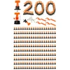 Pro100system plytelių lyginimo sistema, daugkartinio naudojimo spaustukai, keičiamos adatos, 200 vnt.