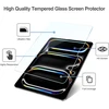 Procase 2 vnt. ekrano apsaugų, skirtų Ipad Pro 13 colių (m4) 2024, įskaitant 2 kameros objektyvo ekrano apsaugas, 9h kietumo Hd grūdinto stiklo apsauga, skirta Ipad Pro 13 colių 7 Gen 2024, skaidri + sidabrinė