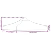 Proginės palapinės stogas, žalios spalvos, 3x3m, 270 g/m²