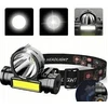 Pronett led cob priekinis žibintas, įkraunamas, usb, 3 režimai