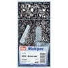 Prym 390270 Nf spaudės striukei su Gr – 15 mm, sidabrinė