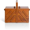 Prym tamsaus medžio siuvimo dėžutė | M dydis 36 x 28 x 19 cm | 612549