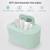Pssopp drėgnų servetėlių šildymo dėžutė, buitinis, didelės talpos, pastovios temperatūros, drėgnų servetėlių šildytuvas (žalias)