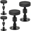 Fotelis Ptjjxa 4 vnt. tarpiklių sienai 47–64 mm, lovos rėmo stabilizatorius nuo vibracijos, galvūgalio stabilizatorius, reguliuojamas lovos rėmas, lovos sienos stabdiklis lovoms, spintelėms, sofoms, juodas (b)