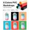 Puluz 30 cm fotok dėžė fotografijai, sulankstoma fotostudijos šviesos dėžė, produktų fotografijos dėžė su minkšta šviesos medžiaga ir 6 pvc fonais
