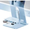 Pulwtop Usb C šakotuvas, skirtas Imac M1/m3/m4, Imac priedai, skirti Imac 2021/2023/2024, Imac Usb šakotuvas su Usb A/c 10gbps, Sd/tf, skirtas Imac 24 colių ir Studio Ekranas 27 colių, Imac šakotuvas mėlynas (be Ssd