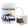Puodelis automobiliai auto car + bet koks vardas dovana