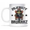 Puodelis juokingam varlių grindinio klojėjui, skirtas kavai ir arbatai