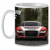 Puodelis su Audi motyvu + Bet Koks Užrašas - Nemokamai!