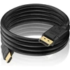 Pureinstall Pi5100-020 Displayport į Hdmi kabelis, 2m, juodas