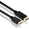 Pureinstall Pi5100-020 Displayport į Hdmi kabelis, 2m, juodas