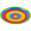 Purity Style Rainbow Stripe rankomis tapyta keraminė lėkštė 21 cm skersmens, vidutinė lėkštė