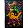Purpledip 20030 Yin Yang universali harmonija, medvilninis sieninis plakatas-gobelenas