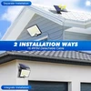 Pxwaxpy 204 Led Lauko Saulės Šviestuvas su Judesio Davikliu, 3 Režimai