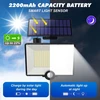 Pxwaxpy 204 Led Lauko Saulės Šviestuvas su Judesio Davikliu, 3 Režimai