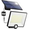 Pxwaxpy 204 Led Lauko Saulės Šviestuvas su Judesio Davikliu, 3 Režimai