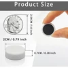 Pyjlbx Magnetai magnetinei lentai, 20 magnetų rinkinys, stiprūs šaldytuvo magnetai, magnetinės lentos magnetai, šaldytuvo magnetai, mini magnetai, maži apvalūs lentos magnetai, skirti magnetinei lentai, skelbimų lentai