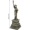 Qanyegn suvenyrinė Laisvės statulos statulėlė, Niujorko Laisvės statula, nemokamas metalinis architektūrinis modelis, figūrėlės modelio dekoracija architektūros mylėtojams ir kelionių entuziastams