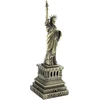 Qanyegn suvenyrinė Laisvės statulos statulėlė, Niujorko Laisvės statula, nemokamas metalinis architektūrinis modelis, figūrėlės modelio dekoracija architektūros mylėtojams ir kelionių entuziastams