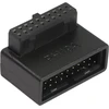 Qianrenon Ph19a Usb 3.0 19/20 kontaktų 90 laipsnių adapteris, tėviškas į moterišką L formos pasukimas, dešiniojo kampo moteriška jungtis, skirta stalinių kompiuterių pagrindinėms plokštėms, kampu aukštyn