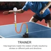 Qiilu stalo teniso treniruoklis, stalo teniso treniruoklis, robotas, stalo teniso kamuoliukas, siurbtukas, reguliuojamas, ping pong kamuoliukas, treniruočių įrenginys, pvc, atšokantis kamuoliukas, treniruočių įrenginys