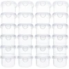 Qilzo® maisto indelių rinkinys kūdikių maistui, 24 vnt., 200 ml, be Bpa, tinkami naudoti mikrobangų krosnelėje, indaplovėje ir šaldiklyje, maisto indeliai su užspaudžiamu dangteliu, daugkartinio naudojimo