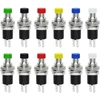 Qitindasen Premium 7 mm mini momentinis mygtukinis jungiklis, normaliai atidarytas, 2 kontaktų Spst mygtukinis jungiklis, fiksuojamas mygtukinis jungiklis 1a 250v Ac (6 spalvos)