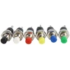 Qitindasen Premium 7 mm mini momentinis mygtukinis jungiklis, normaliai atidarytas, 2 kontaktų Spst mygtukinis jungiklis, fiksuojamas mygtukinis jungiklis 1a 250v Ac (6 spalvos)