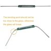 Qitindasen Premium Mka-14103 At10-15 stiklinis vamzdelinis reed jungiklis, 2 x 14 mm kontaktinis magnetinis reed jungiklis, magnetinės indukcijos jungiklis, reed kontaktinis uždarytuvas (n/o) magnetinio valdymo jungiklis, 40 vnt. pakuotė